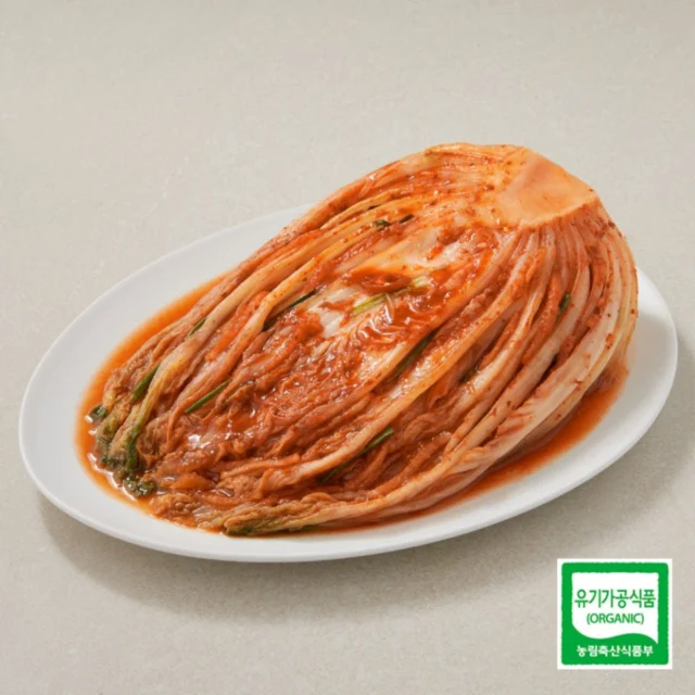 전주찬방 전국김치품평회 4회수상 유기농 포기김치 5kg, 1개